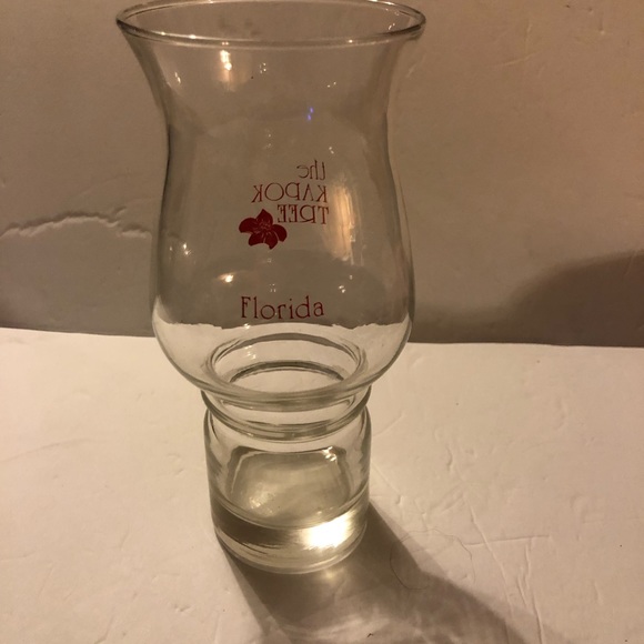 Vintage the Kapok Tree Inn Clearwater Florida Restaurant Souvenir Tall Glass - Picture 6 of 7